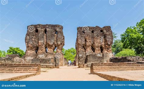 The Royal Palace at the Ancient City of Polonnaruwa, the Medieva Editorial Photo - Image of ...