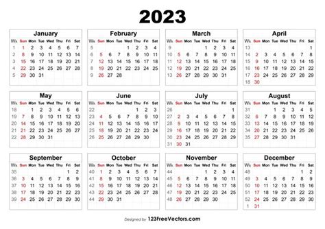 Free Free Download 2023 Calendar with Week Numbers | Calendar with week numbers, Note writing ...