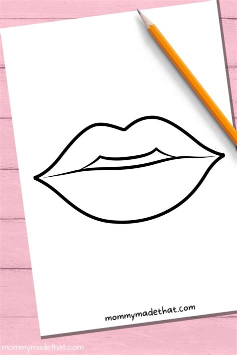 Lips Template Printable