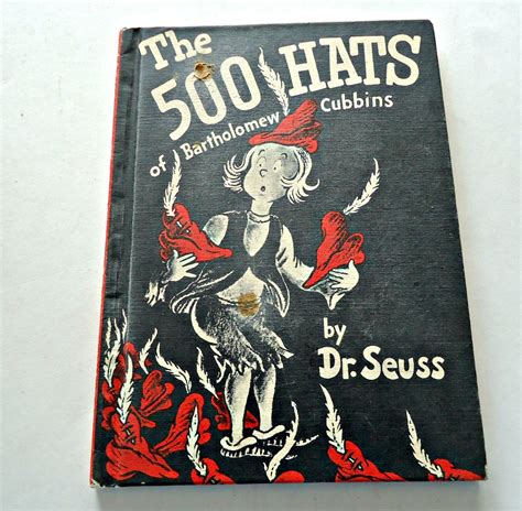 1938 DR SEUSS The 500 Hats of Bartholomew Cubbins Collectible Children's Book First Edition Dr ...