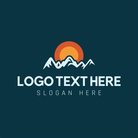 Mountain View Sunset Logo | BrandCrowd Logo Maker | BrandCrowd