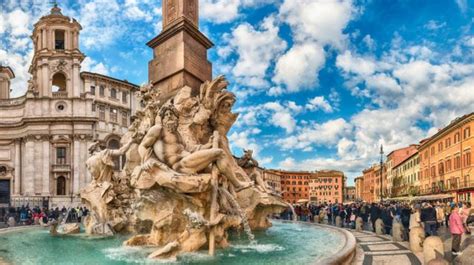 Fountain of the Four Rivers by Gian Lorenzo Bernini, Piazza Navona | ArcheoRoma