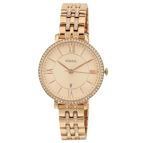 Buy Fossil Women's Jacqueline Gold Plated Watch ES3546 Watch For Women | Malabar Gold & Diamonds