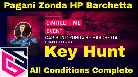 Asphalt 9 - Car Hunt: Pagani Zonda HP Barchetta - Touchdrive - Straight Sprint - YouTube