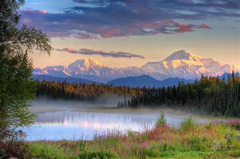 Denali National Park - Mount McKinley taken in the fall at sunset. | Alaska photography, Alaska ...