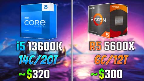 INTEL i5-13600K vs RYZEN 5 5600X | Test in 6 Games - YouTube