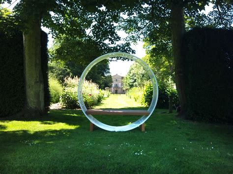 Porthole bench at Idlicote House -Design by dandelime | Garden seating ...