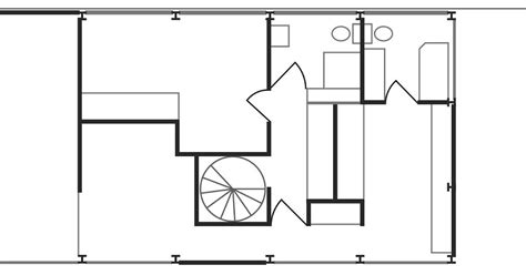 Eames House: Eames House Second Floor Floorplan