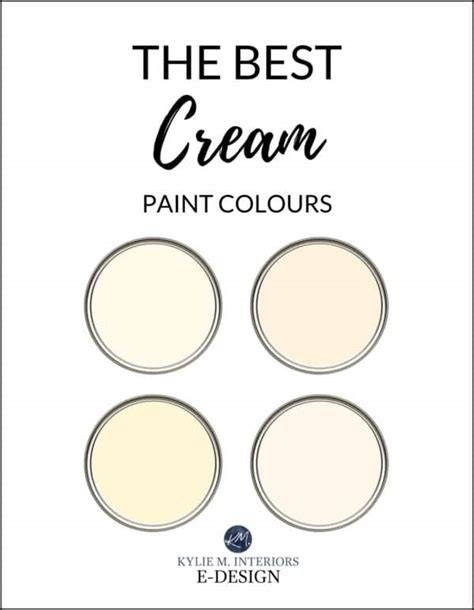 The 13 Most POPULAR Cream Paint Colors: Sherwin Williams & Benjamin ...