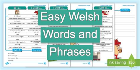 What are some easy Welsh words? Learn Welsh Phrases - Twinkl