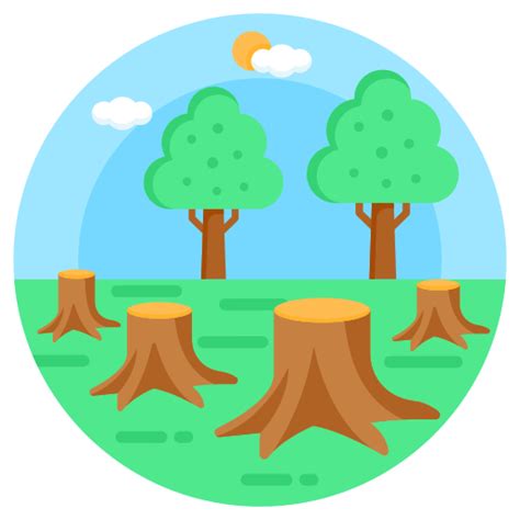 Deforestation Generic Basic Outline icon