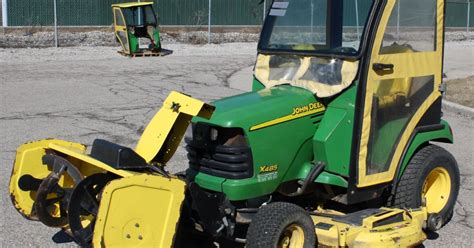 2002 John Deere Tractor X485 W/Snow Blower & Mower Deck - BidCorp Auctions