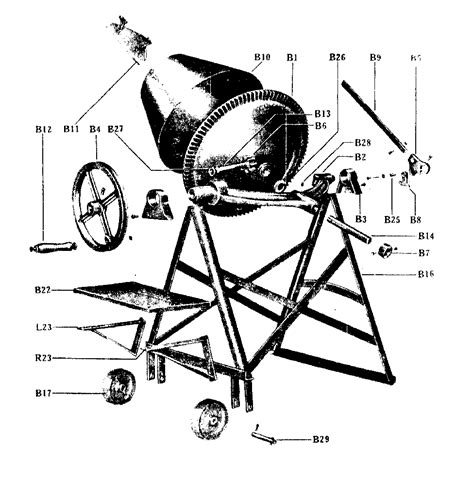 Old Cement Mixer Parts | Images and Photos finder