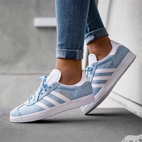 Adidas Gazelle Suede Light Blue | Shopee Philippines