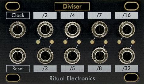 Ritual Electronics Diviser Eurorack Module On ModularGrid User Manual