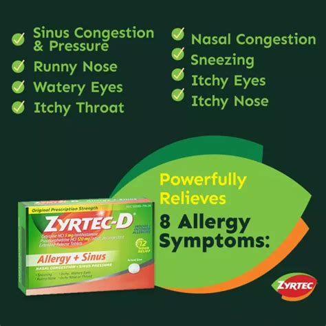 ZYRTEC-D® Allergy Medicine plus Decongestant | ZYRTEC®