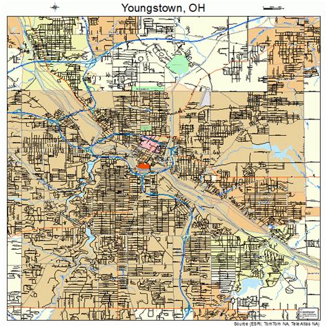 Youngstown Ohio Street Map 3988000