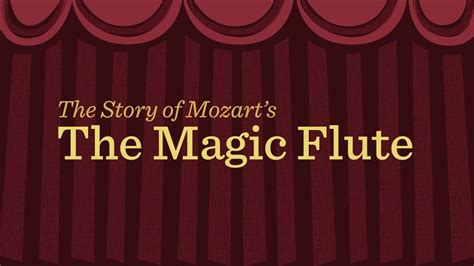 Mozart's 'Magic Flute': an animated plot summary | Classical MPR