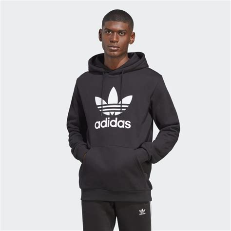 adidas TREFOIL HOODIE - Black | adidas UK