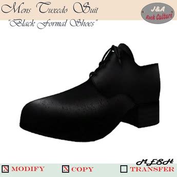 Second Life Marketplace - Black Formal Shoes