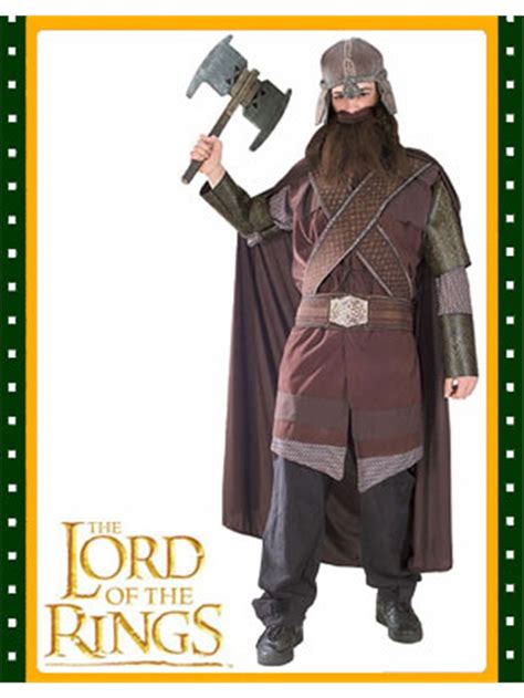 Adult Large Lord of the Rings Gimli Dwarf Costume