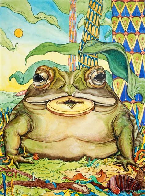 Toad Painting by Veetapat Eosrithongkul | Saatchi Art