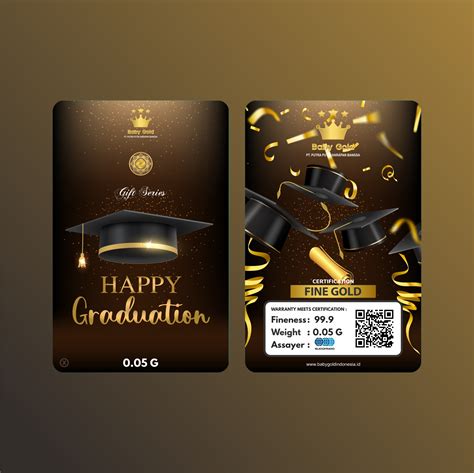 Happy Graduation Gold 0,05 G - Baby Gold