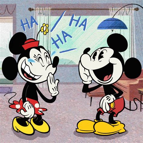 Cartoon Mickey and Minnie Mouse LOL Greeting | Mickey, Minnie mouse ...