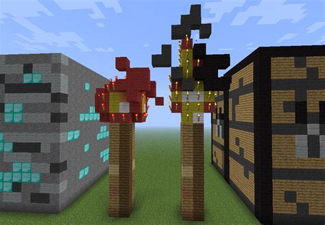 Torch and Redstone Torch Minecraft Map