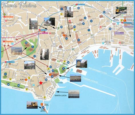 Naples Map Tourist Attractions - TravelsFinders.Com