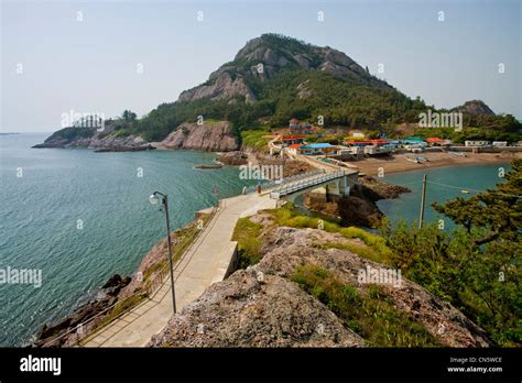 South Korea, North Jeolla Province, Seonyudo, coastal road Stock Photo - Alamy