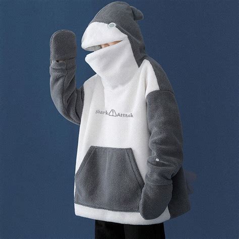 Fluffy Shark Hoodie | Kawaiies | Reviews on Judge.me