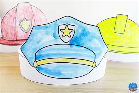 Community Helpers Hat Printables