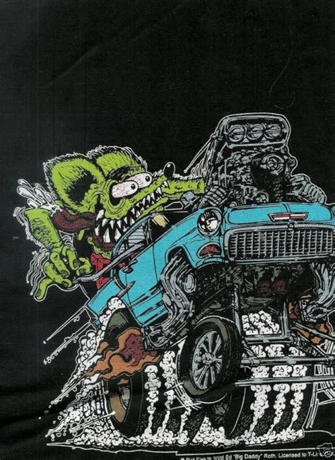 Rat Fink 55 Chevy "Octane" Ed Roth design tee t shirt assorted sizes #RatFink #GraphicTee | Rat ...