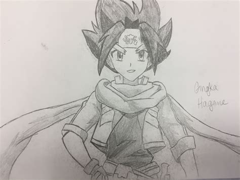 Anime Sketch How To Draw Gingka Hagane Beyblade Boy D - vrogue.co