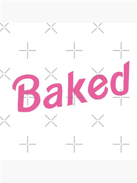 "Baked Barbie Logo Parody" Sticker for Sale by alainakozyart | Redbubble