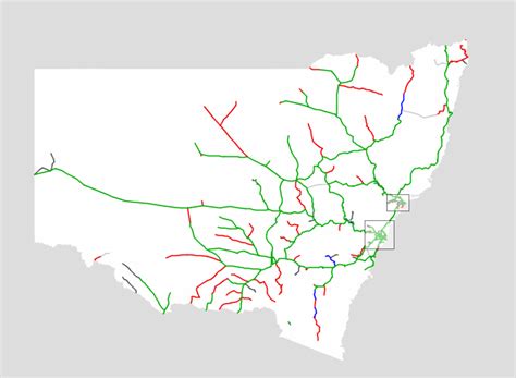 Nsw Rail Map | Color 2018