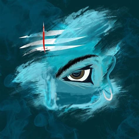 Lord Shiva Angry Eyes