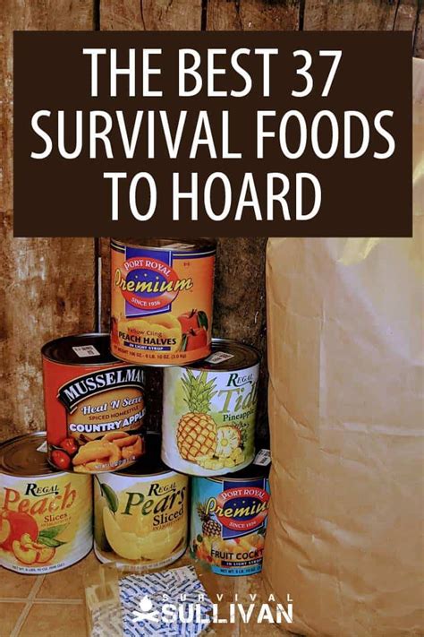 The Best 37 Survival Foods to Hoard for Any Disaster