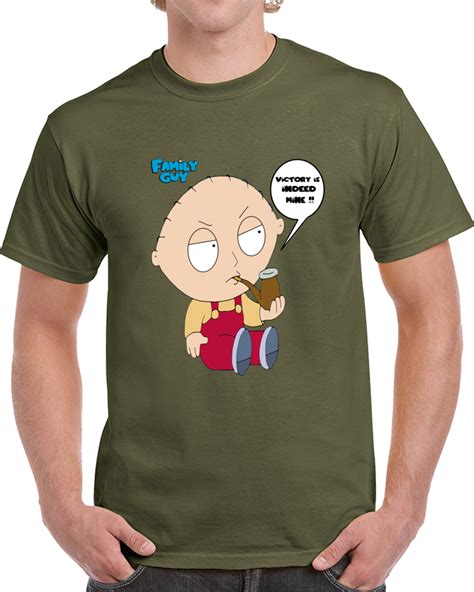 Victory Is Indeed Mine Stewie Griffin T Shirt | Shirts, Personalized t ...