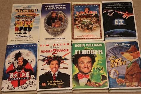 Family Entertainment VHS Movie Tapes Classics Clam Shell | Etsy