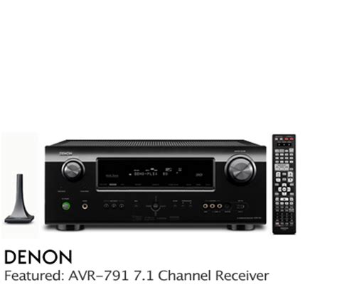 DENON AVR-791 7.1-ch HDMI 4/1 3D Receiver with Audyssey Mic and Multi-Zone | eBay