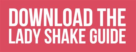 Everything you need to know about The Lady Shake | The Lady Shake Blog