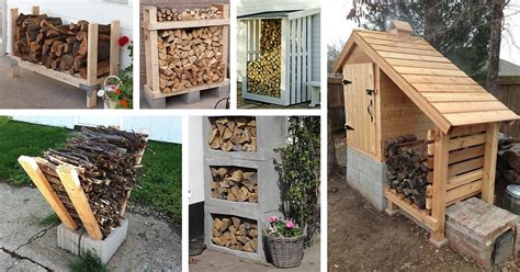 Outdoor Firewood Storage Ideas: 30 Best Shed And Bin Designs | atelier ...