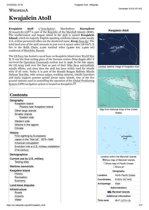 Kwajalein Atoll - SDSD - Kwajalein Atoll Landsat satellite image of Kwajalein Atoll Map from ...