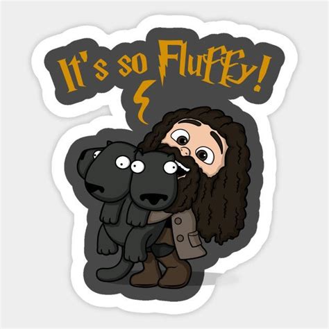 It's So Fluffy! It's So Fluffy! in 2020 | Harry potter stickers, Harry potter logo, Harry potter ...