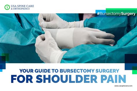 Your Guide to Shoulder Bursectomy Surgery - USA Spine Care