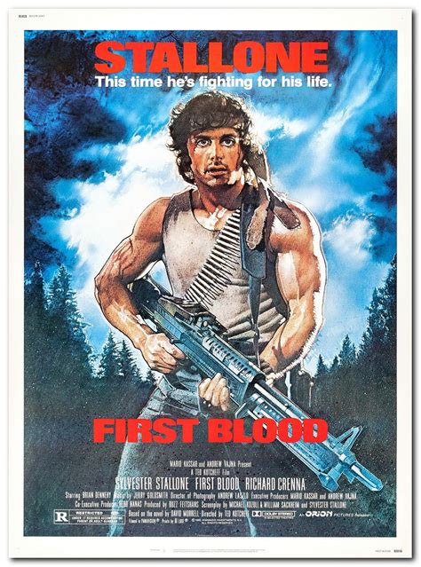 Buy Rambo First Blood Movie (24 x 36 inch / 61 x 91 cm) unframed ...