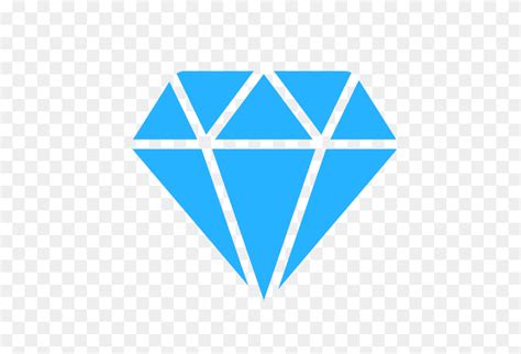 Ios Emoji Small Blue Diamond - Diamond Emoji PNG - FlyClipart