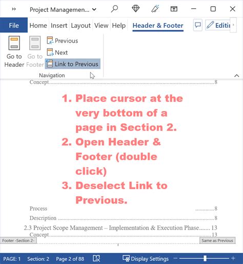 How to Create Footers in a Word Document